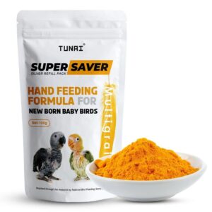 Tunai Super Saver Hand Feeding Formula for All New Born Baby Birds Food