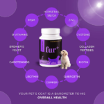 Venttura Fur Plus Chewable Skin & Coat Supplement Tablets for Dogs image 3