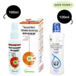 Vetoquinol Dermichlor Spray (100ml) and Intas Conaseb Shampoo for Dogs & Cats (100ml) Combo image 1