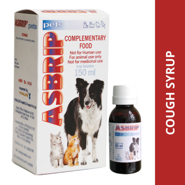 Vivaldis Asbrip Cough Syrup for Dogs and Cats