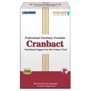 Vivaldis Cranbact Capsules for Dogs and Cats (pack of 30 capsules)