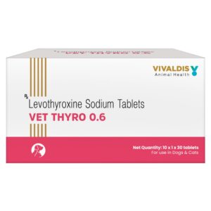 Vivaldis Vet Thyro 0.6 (Levothyroxine sodium) Tablets for Dogs and Cats