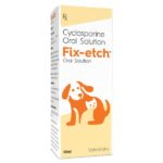 Vvaan Fix Etch (Cyclosporine) Oral Solution 50ml for Dogs and Cats image 1