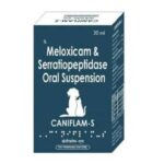 Wellcon Caniflam S Syrup (Meloxicam & Serratiopeptidase) Oral Suspension for Dogs and Cats image 1