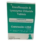 Wellcon Canrocin L 150mg Tablet (Enrofloxacin & Lysozyme) for Dogs and Cats image 1