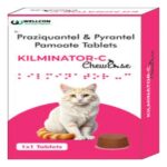 Wellcon Kilminator C Chewesse Dewormer Tablet for Cats image 1