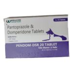 Wellcon Pendom 20mg DSR Tablet (Pantoprazole & Domperidone) for Dogs and Cats image 1