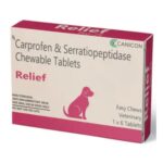 Wellcon Relief Pro 100mg Tablet (Carprofen & Serratiopeptidase) for Dogs image 1