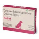 Wellcon Relief Pro 25mg Tablet (Carprofen & Serratiopeptidase) for Dogs image 1