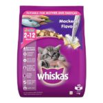 Whiskas Mackerel Flavour Dry Food for Mother and Baby Cat image 2