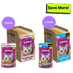 Whiskas Tuna in Jelly Meal and Salmon in Gravy Meal Adult Cat Wet Food Combo image 2