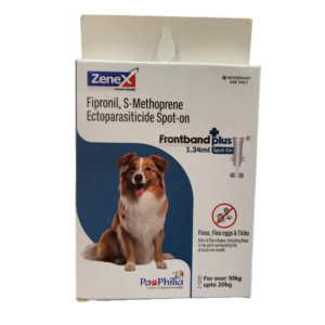 Zenex Frontband Plus Spot on (Fipronil & S methoprene) for Medium Dogs from 10 to 20kg