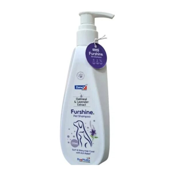 Zenex Furshine Pet Shampoo Oatmeal and Lavender for Dogs and Cats