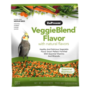 ZuPreem Bird Food VeggieBlend Flavor With Natural Flavours For Medium & Large Bird