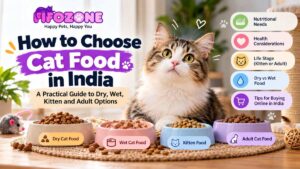 How to choose cat food in India with dry, wet, kitten and adult cat food options
