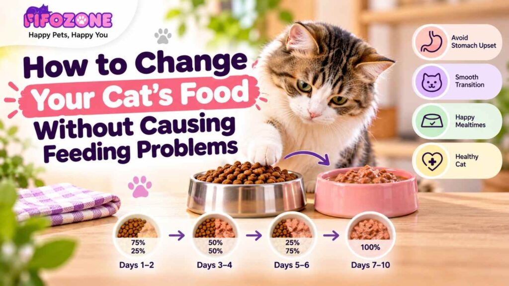 How to Change Your Cat’s Food Without Causing Feeding Problems