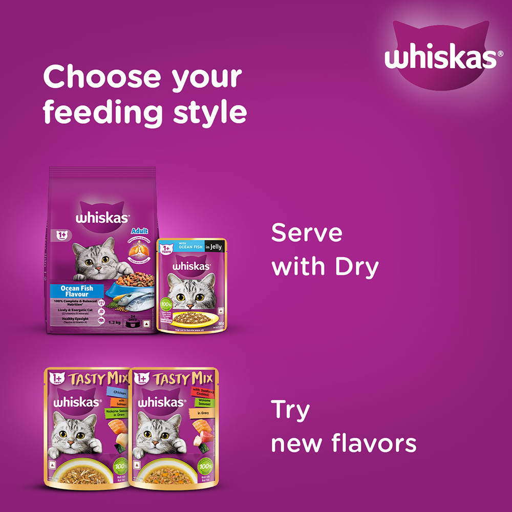 Whiskas Ocean Fish Adult Cat Wet Food image 10