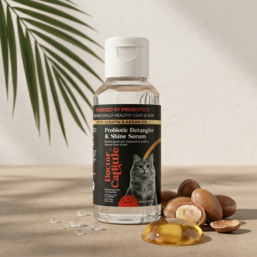 Doctor Catlittle Probiotic Dry Bath Shampoo for Cats