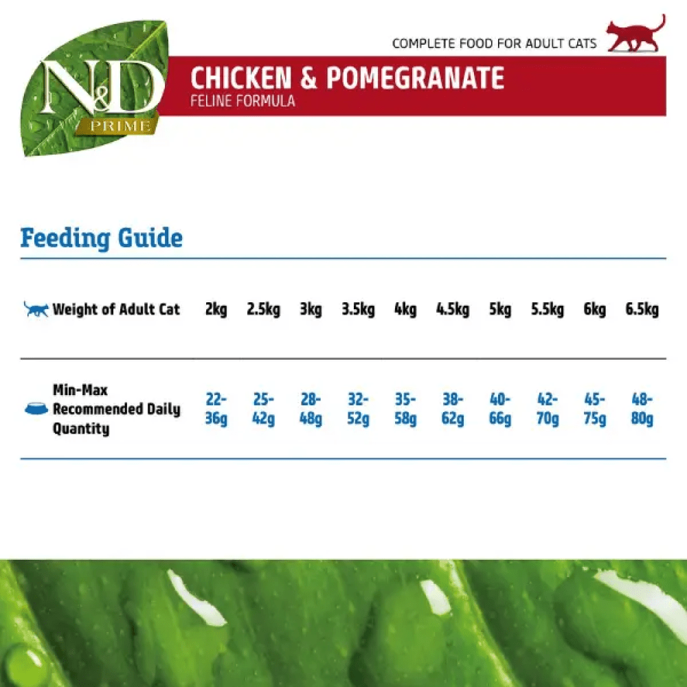 Farmina N&D Prime Chicken & Pomegranate Grain Free Adult Cat Dry Food image 6