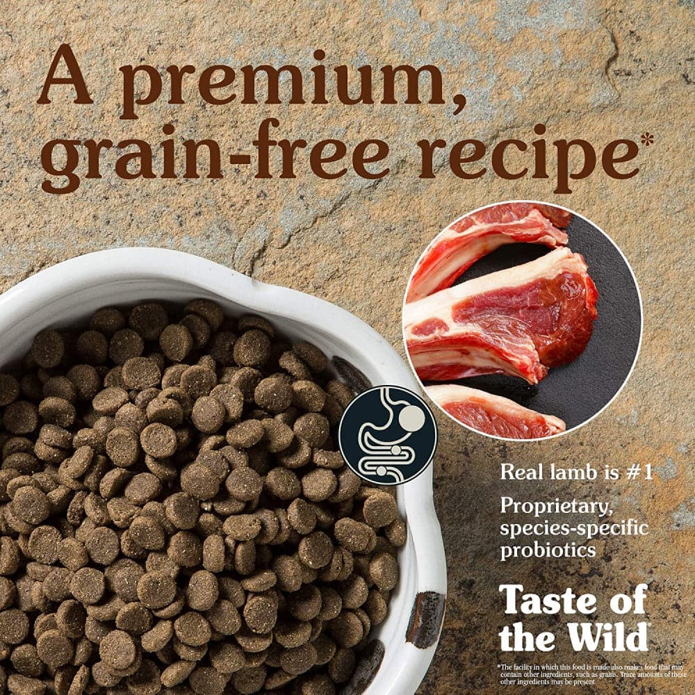 Taste of the Wild Sierra Mountain Canine Recipe with Roasted Lamb Dog Dry Food | Grain Free Formula image 2