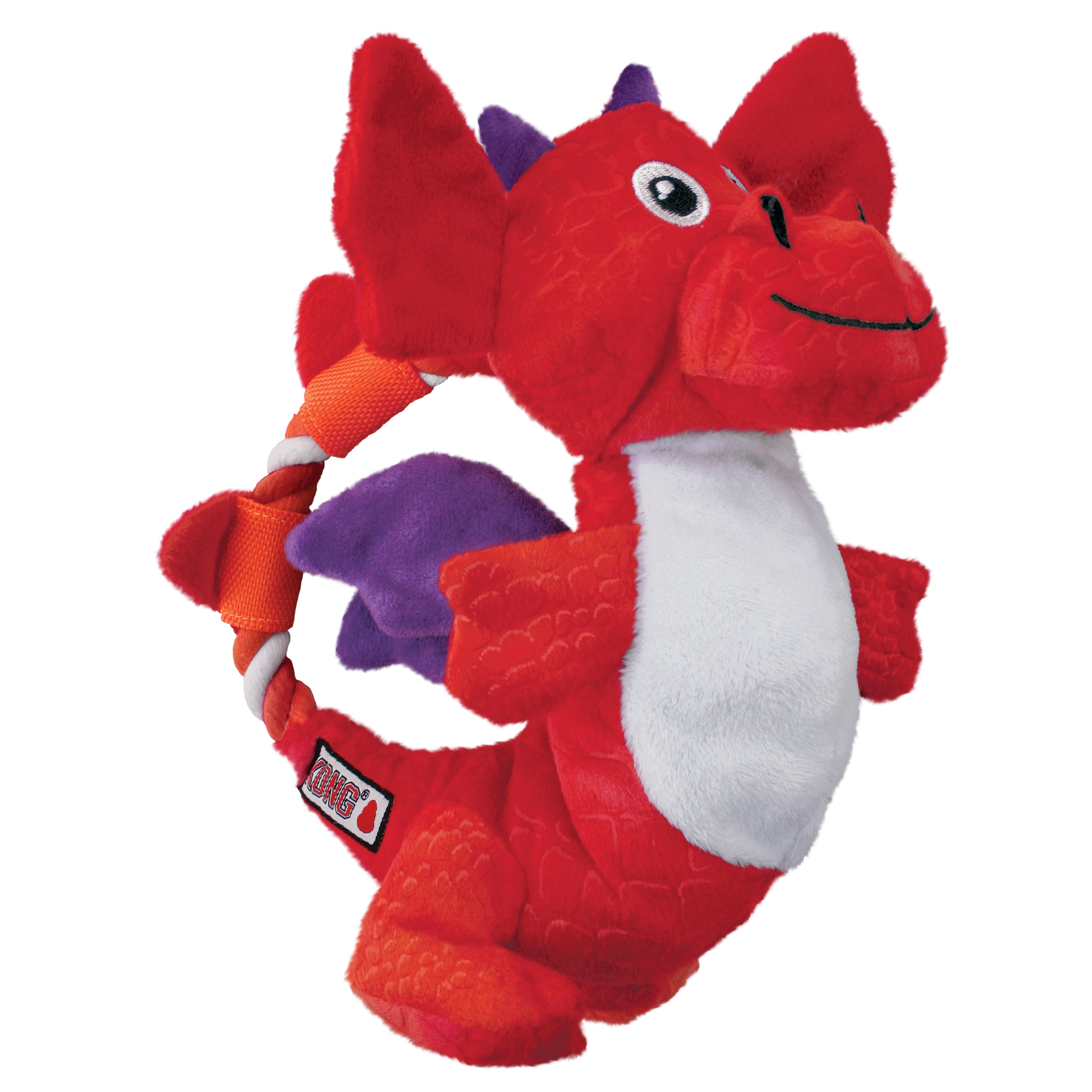 Kong Dragon Knots Toy for Dogs  (Red)
