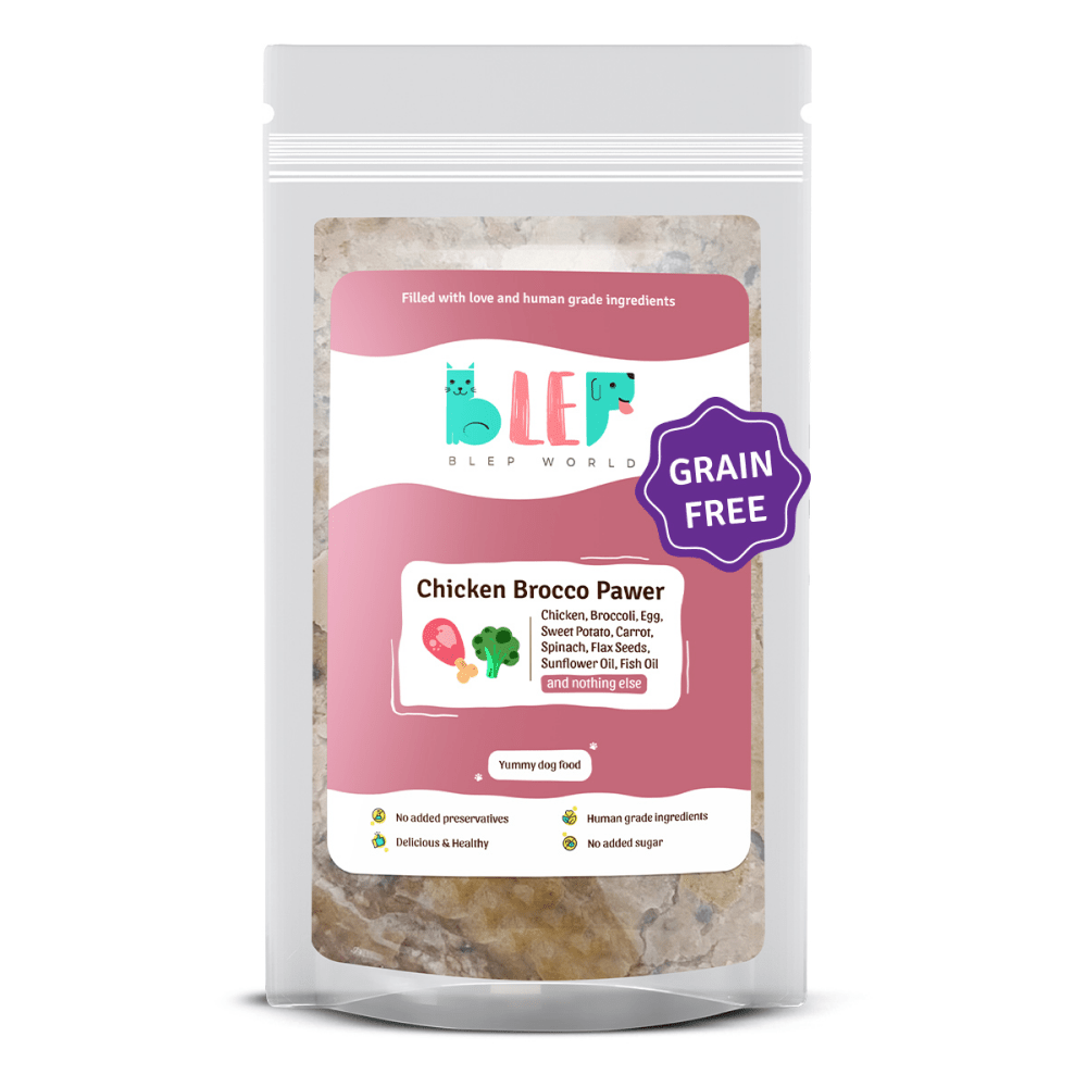 BLEP Chicken Brocco Pawer Dog Wet Food (50g)