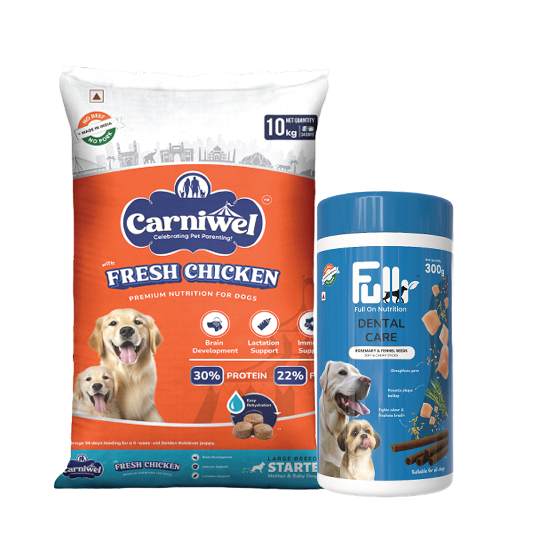 Carniwel Fresh Chicken Kibble Large Breed Starter Dog Dry Food