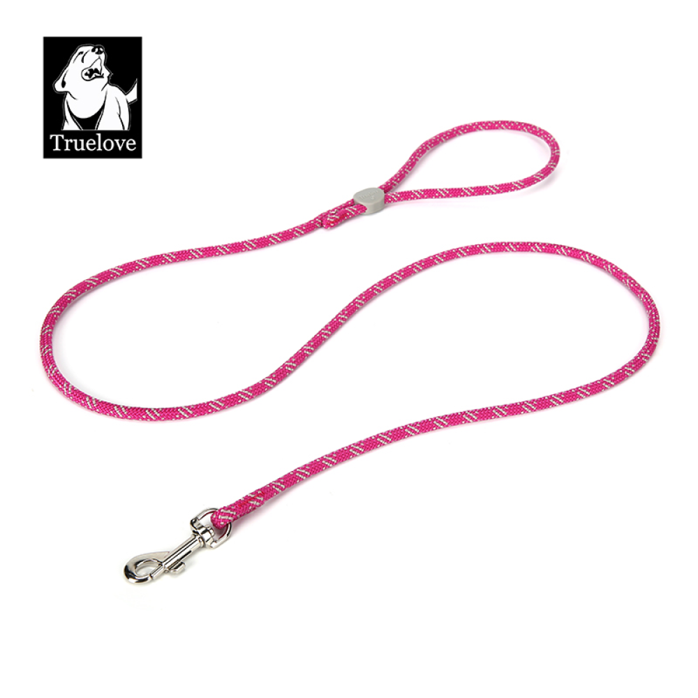 Truelove High Density Reflective Rope Webbing Leash for Dogs (Fuchsia) image 2