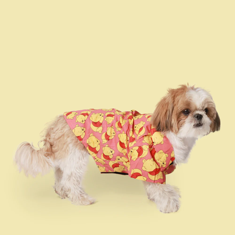Pet Set Go Pooh Cotton Shirt for Dogs (Red) image 3