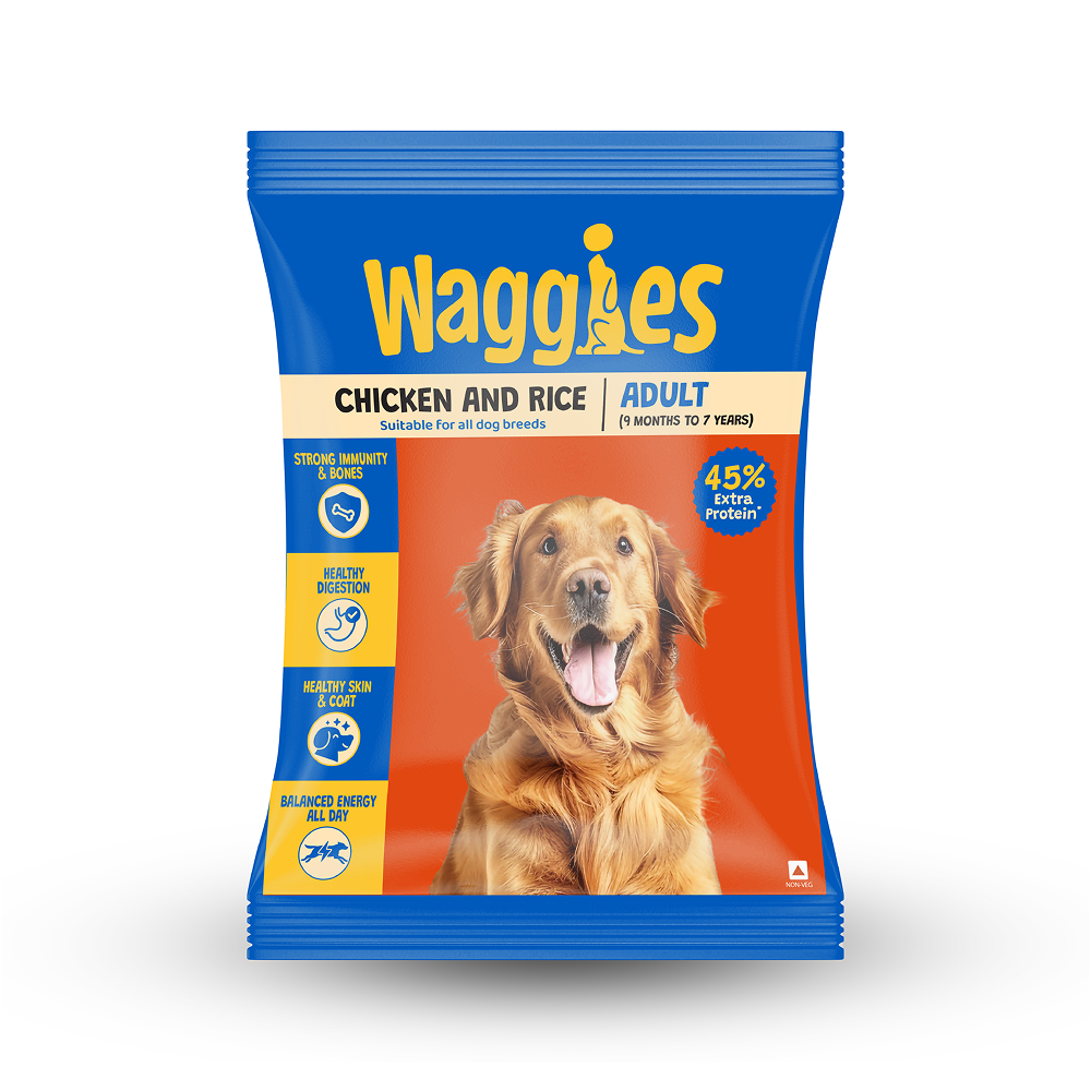 Waggies Chicken with Vitamins All Breed Adult Dog Dry Food