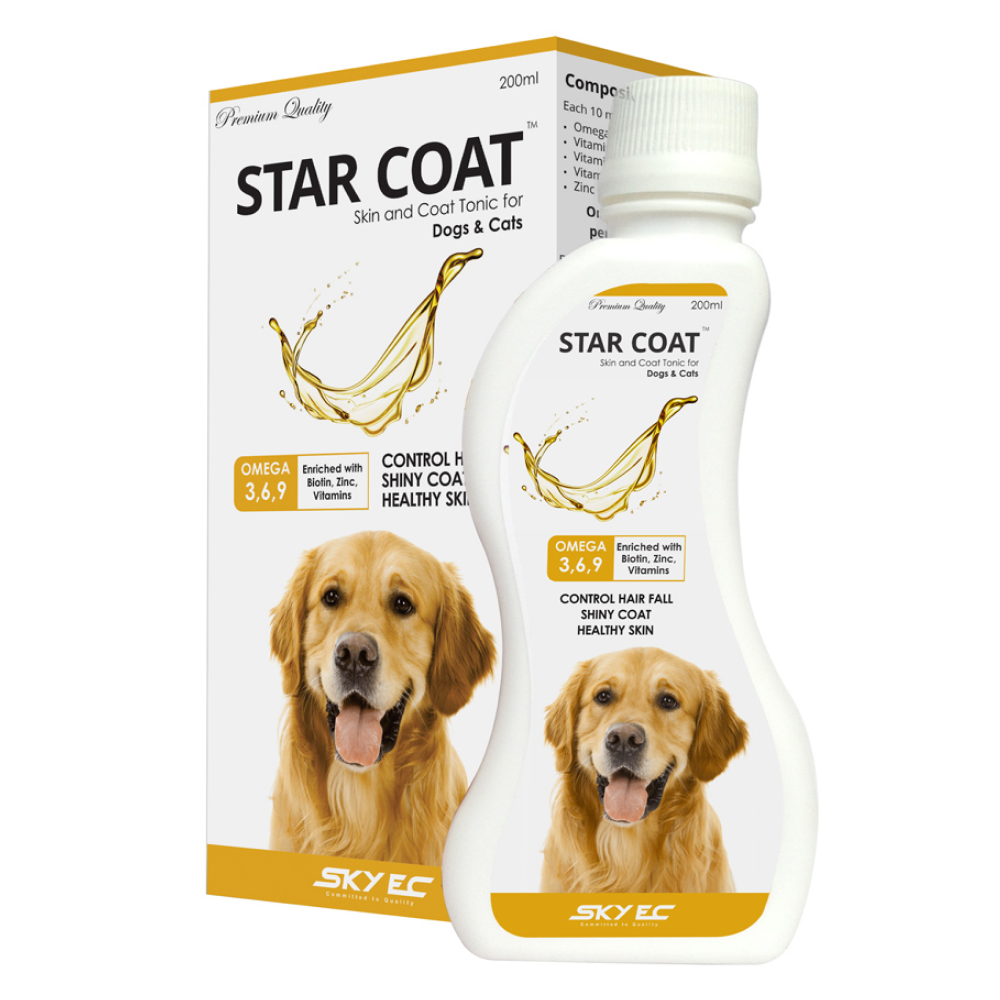 Skyec Star Coat Omega 3 + 6 Syrup for Dogs and Cats image 2