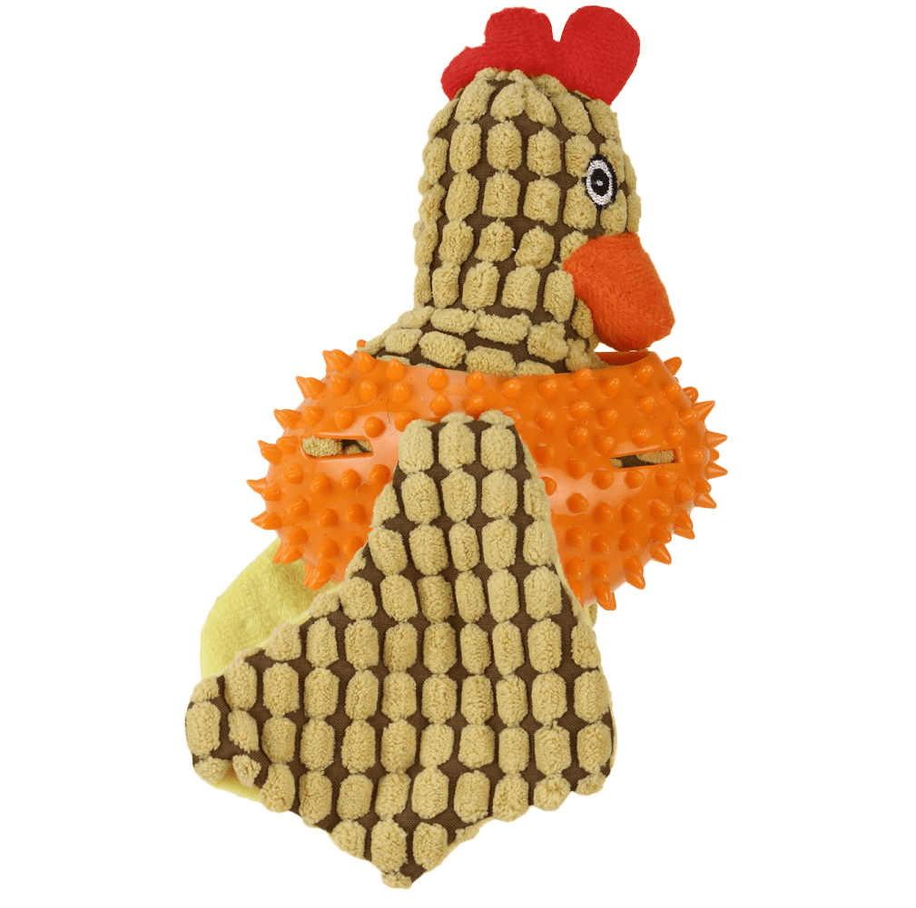 Basil Bird Shaped Plush Toy with Squeaky Neck for Dogs image 2