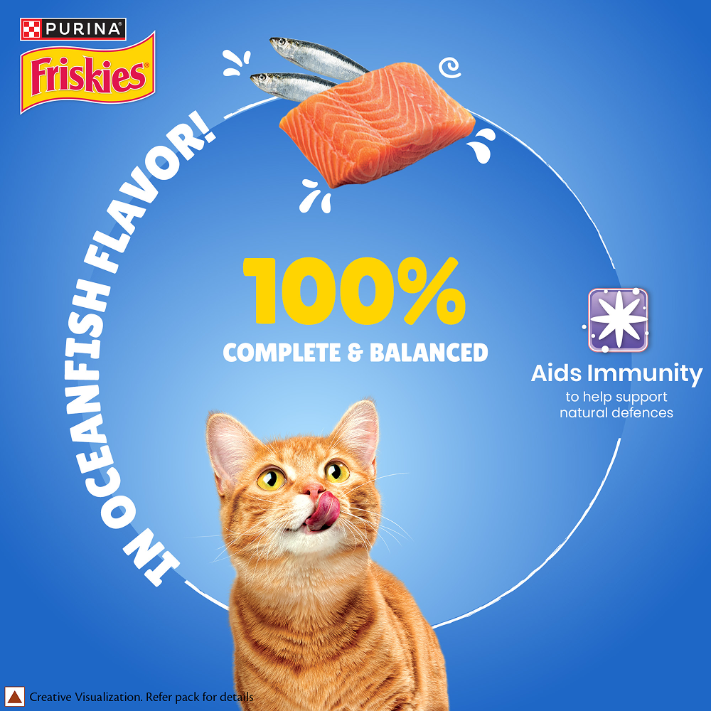 Purina Friskies Gravy licious Ocean Fish Flavour Adult Cat Wet Food image 5
