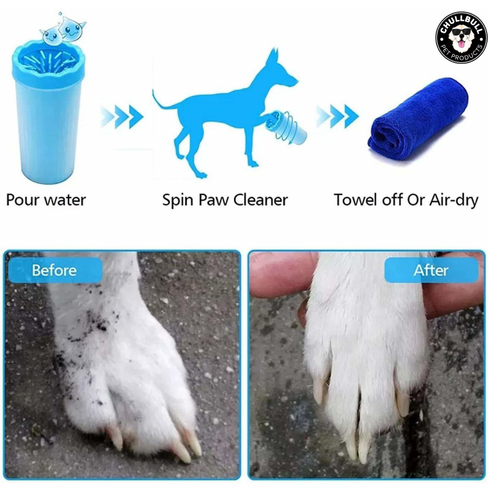 Chullbull Paw Cleaner for Dogs and Cats (Blue) image 4