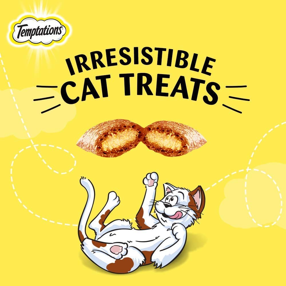 Temptations Savoury Salmon, Tasty Chicken and Tempting Tuna Flavour Cat Treats Combo image 8