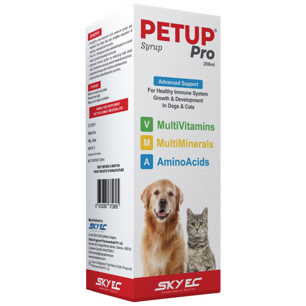 Skyec Petup Syrup Multi Vitamin Supplement for Dogs and Cats image 2