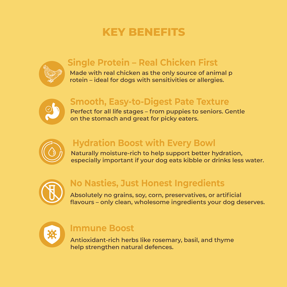 Bruno's Wild Essentials Chicken Pate Dog Wet Food image 3