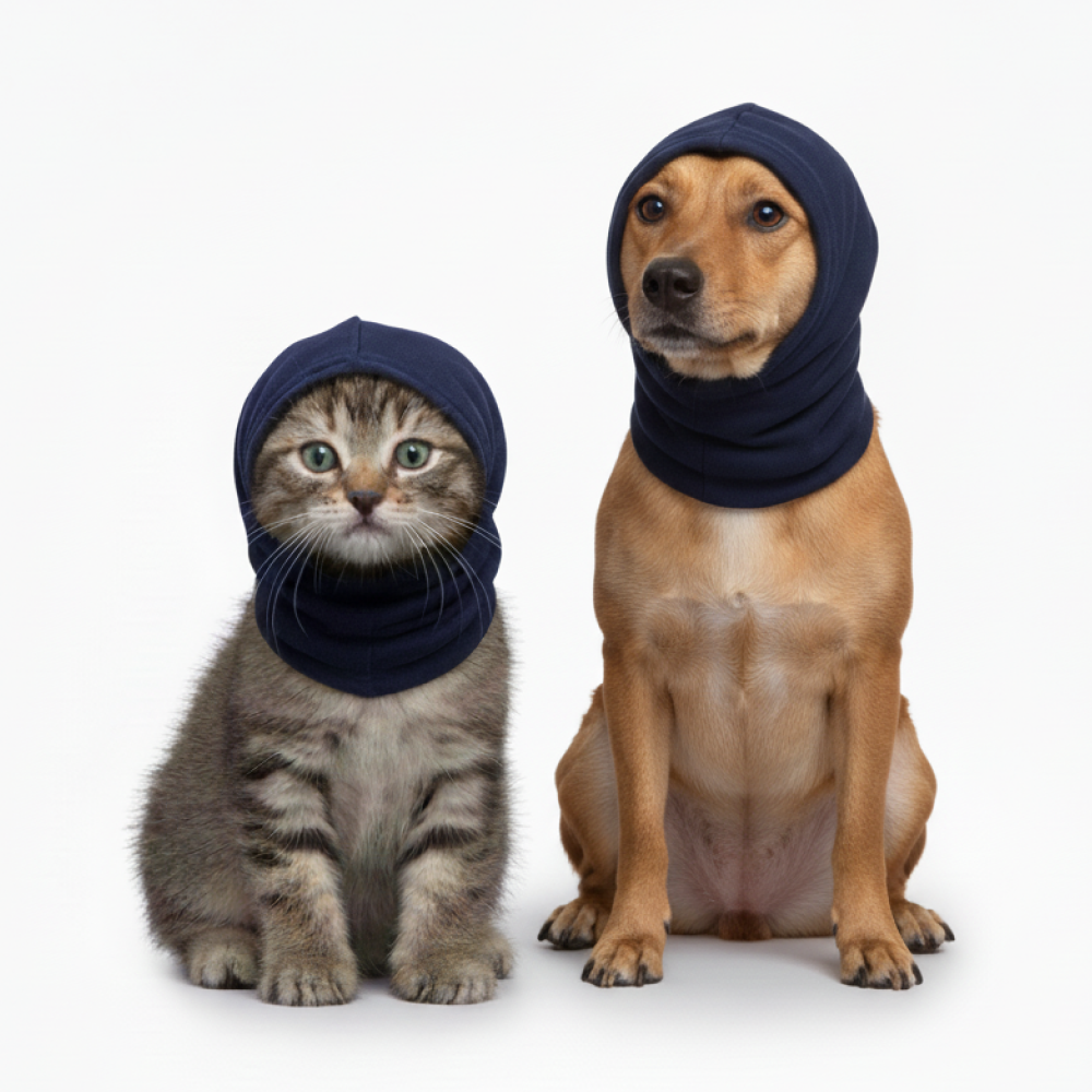 Skatrs Cold and Sound Protection Ear Muffs for Dogs and Cats (Blue) image 6