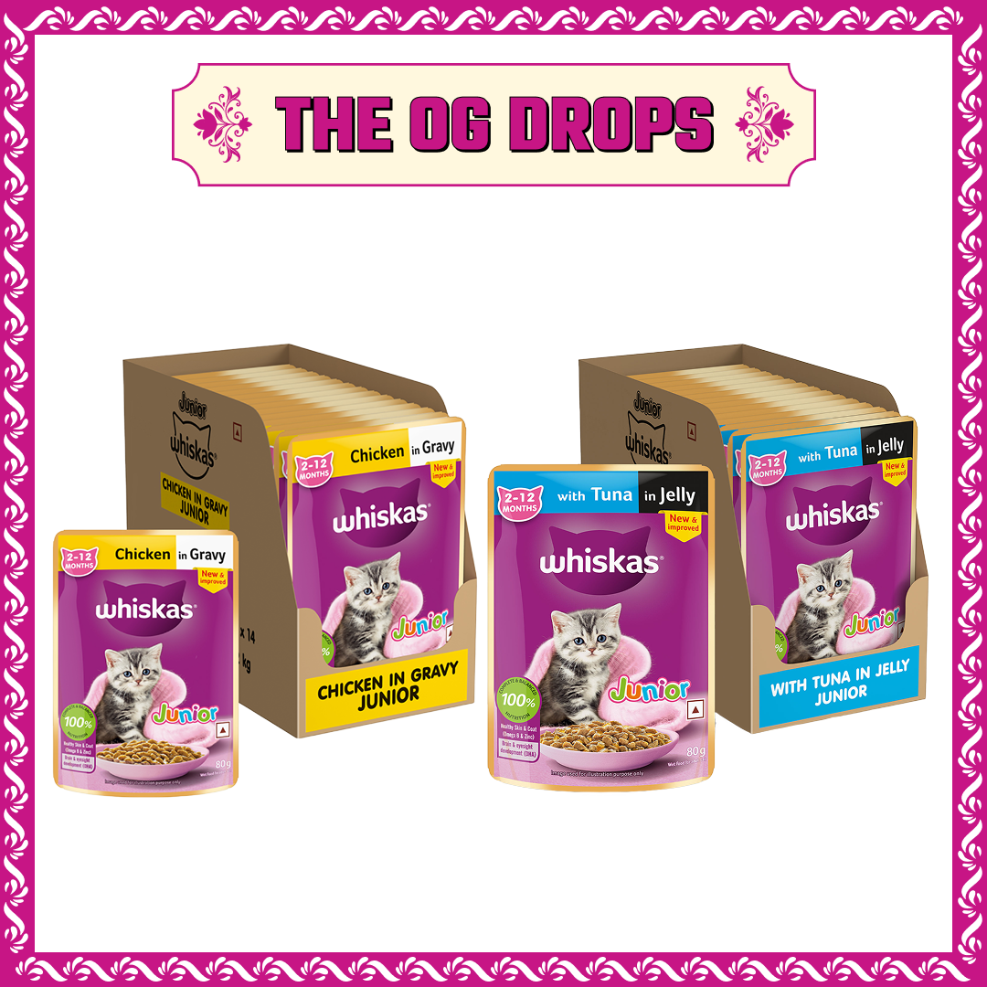 Whiskas Tuna in Jelly and Chicken in Gravy Meal Kitten Cat Wet Food Combo image 2