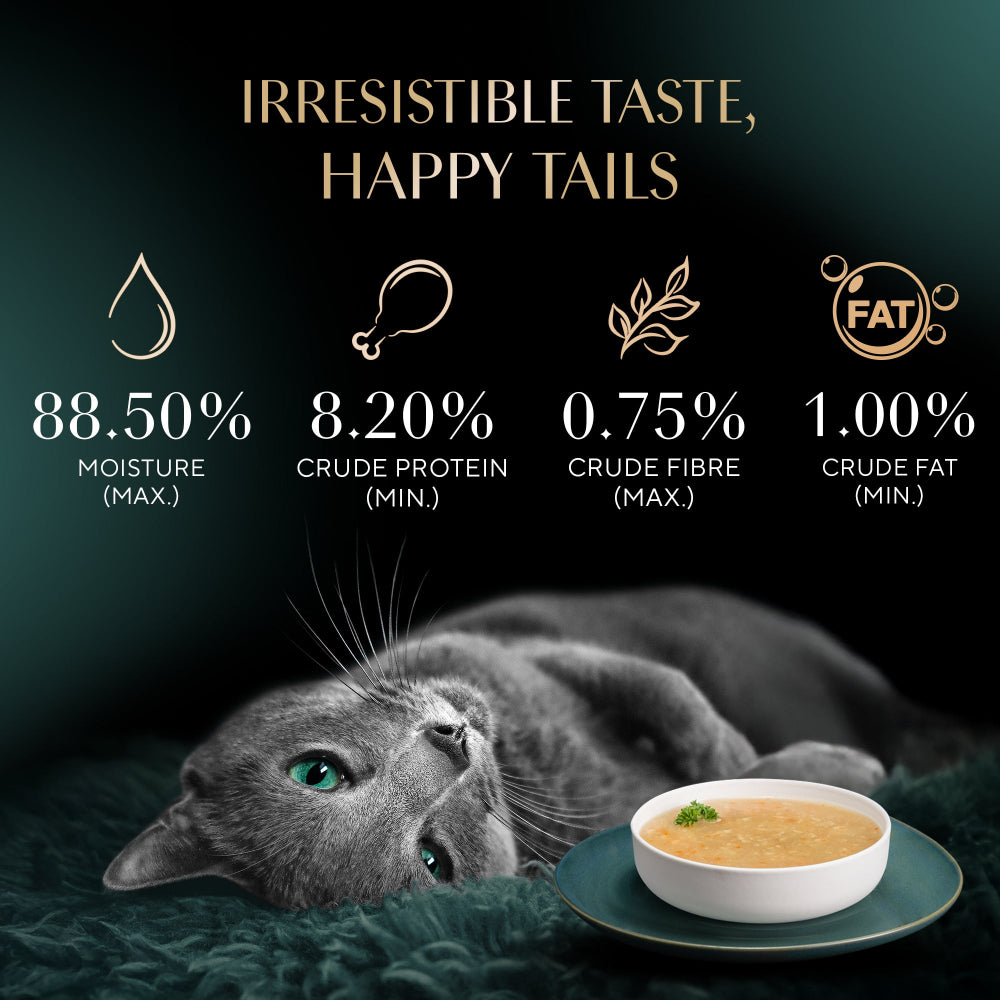 Sheba Soup with Chicken Adult Cat Wet Food image 9