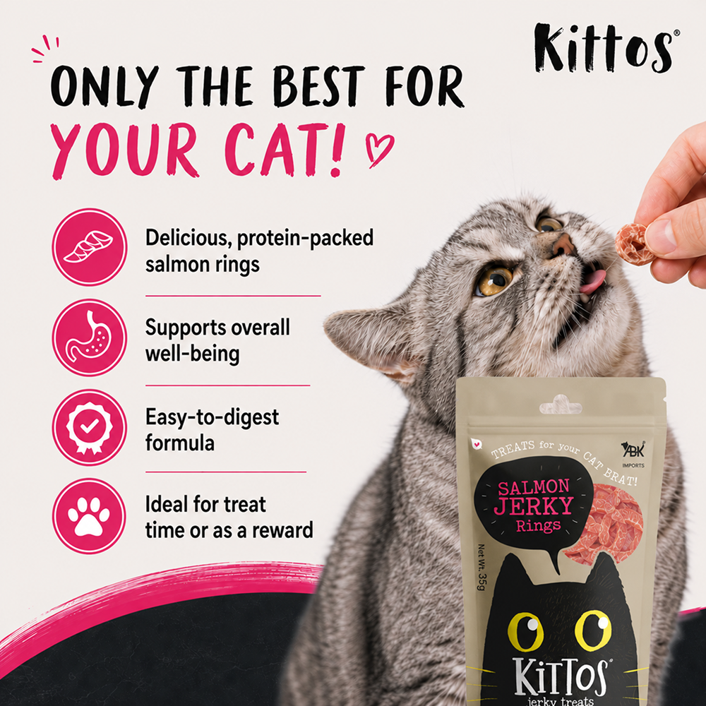 Kittos Purr Fect Salmon Rings Cat Treats image 6