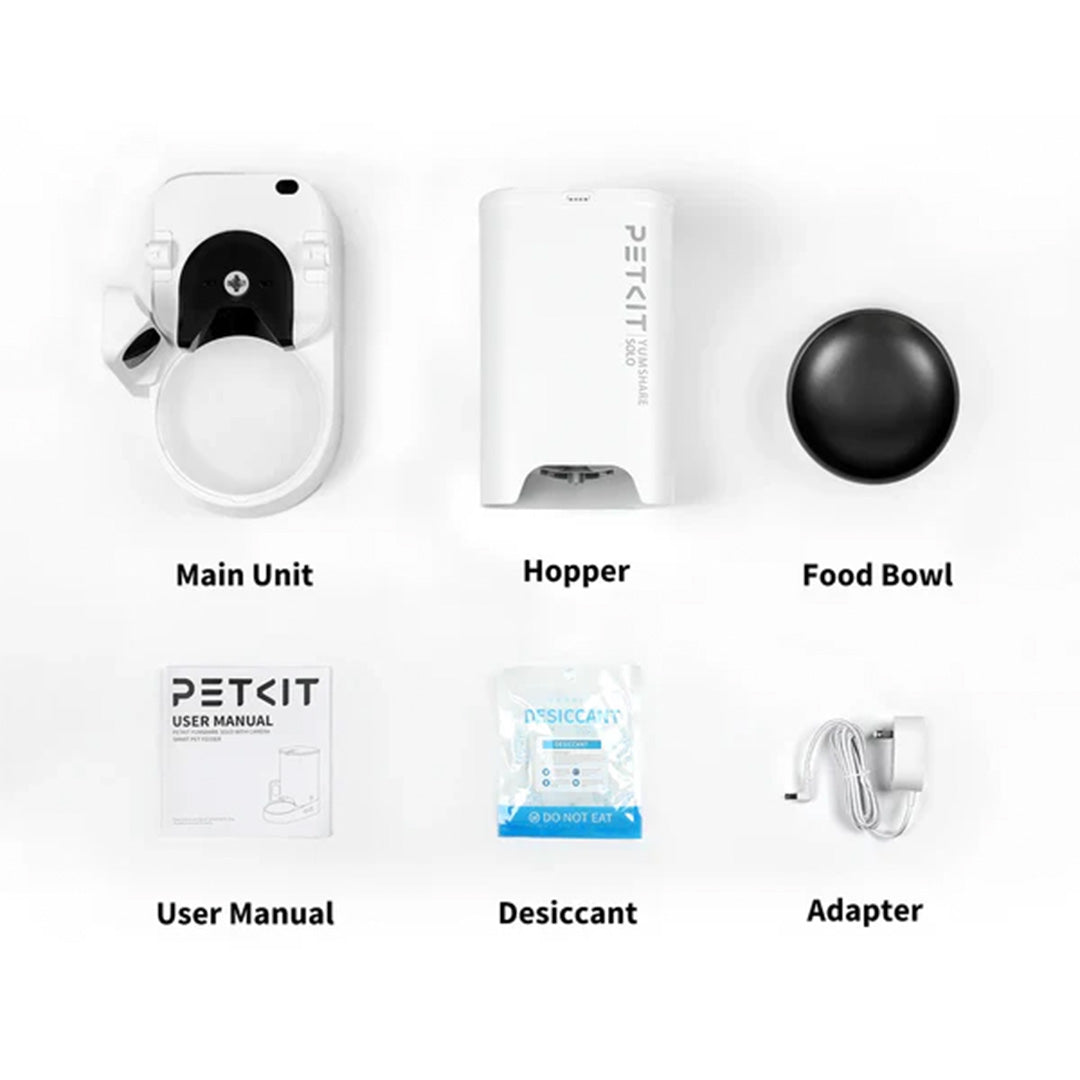 Petkit YumShare Solo Automatic 2.4G WiFi Food Dispenser with HD Camera for Dogs and Cats image 7