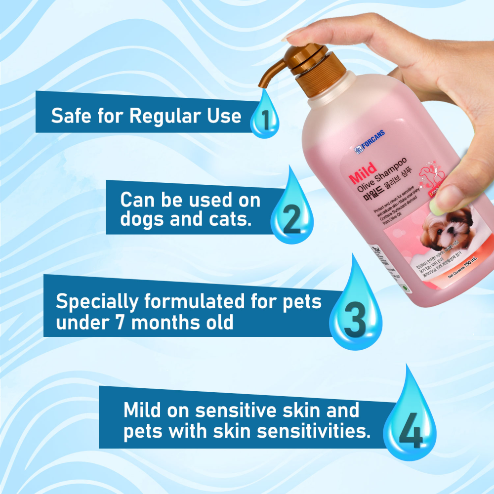 Forbis/Forcans Mild Olive Shampoo for Puppies & Kittens image 4