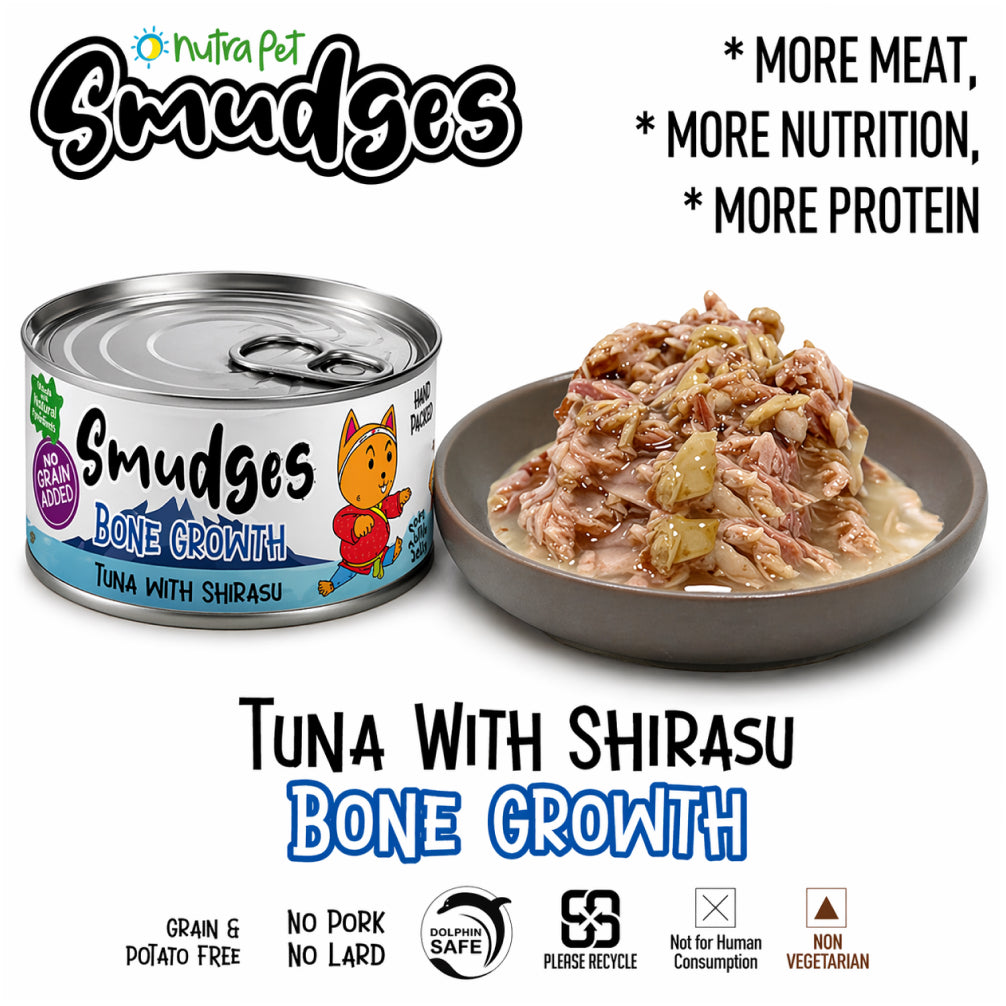 Smudges Tuna Flakes with Shirasu in Soft Jelly Adult Cat Wet Food image 9