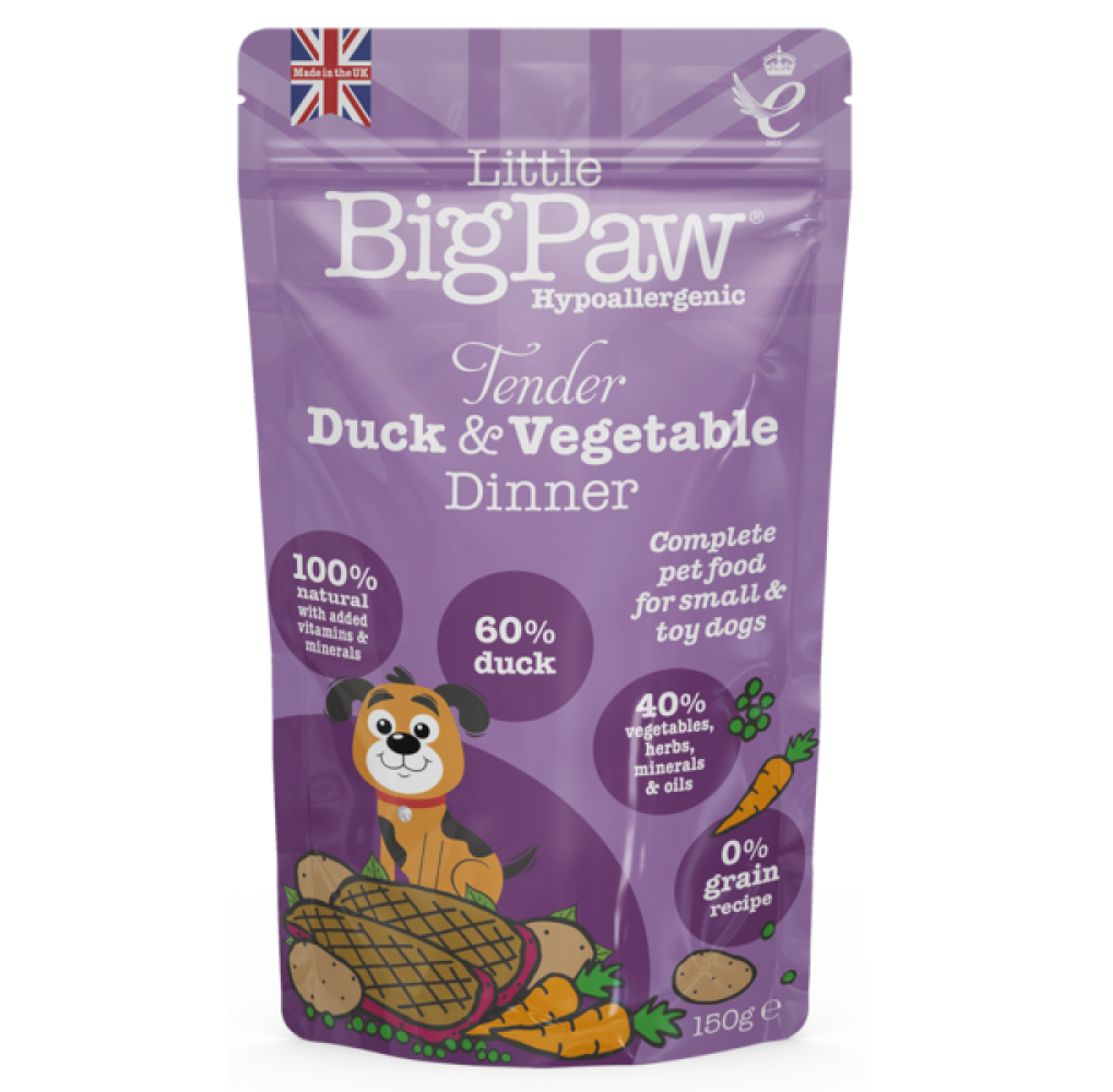 Little Big Paw Duck & Vegetable Dinner Dog Wet Food image 7
