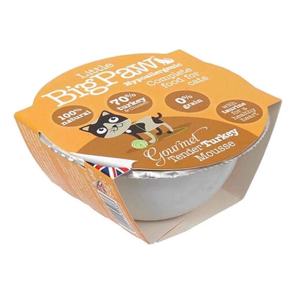 Little Big Paw Tender Turkey Mousse Cat Wet Food image 2