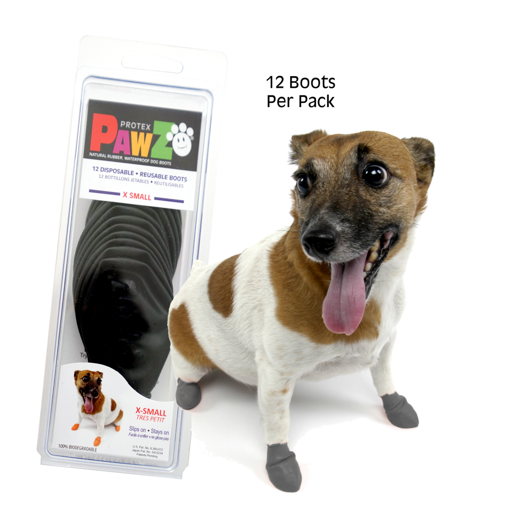 Protex PawZ Disposable and Reusable Boots for Dogs (Black) image 6