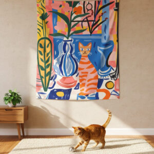 EverythingBoho Catitude Tapestry Wall Art