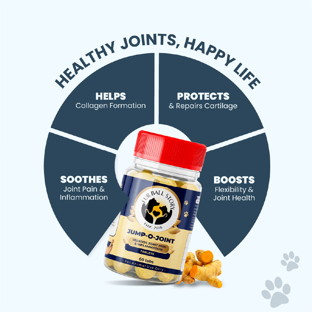 FurBall Story Jump O Joint Care tablets for Dogs and Cats image 4