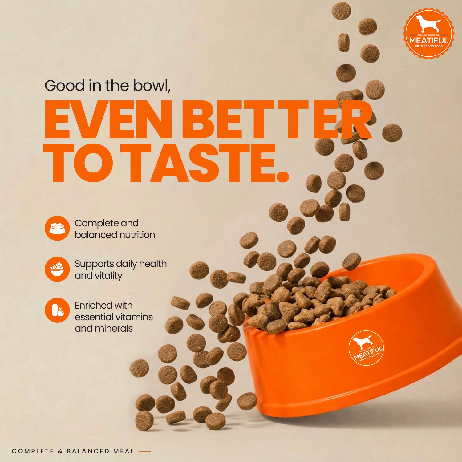 Meatiful Premium Chicken Adult Dog Dry Food image 4